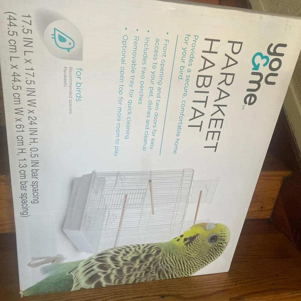 You & Me Parakeet Habitat in White